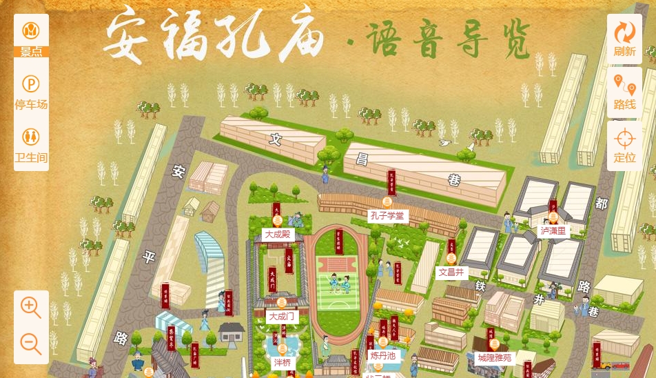 辽宁手绘地图：智慧景区智能化服务的延伸